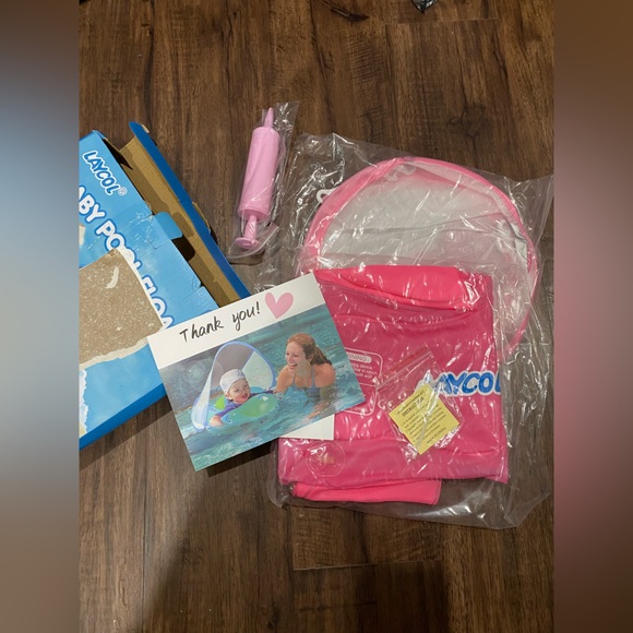 LAYCOL Baby Swimming Float Inflatable Baby Pool Float Ring Newest with canopy - Picture 11 of 11